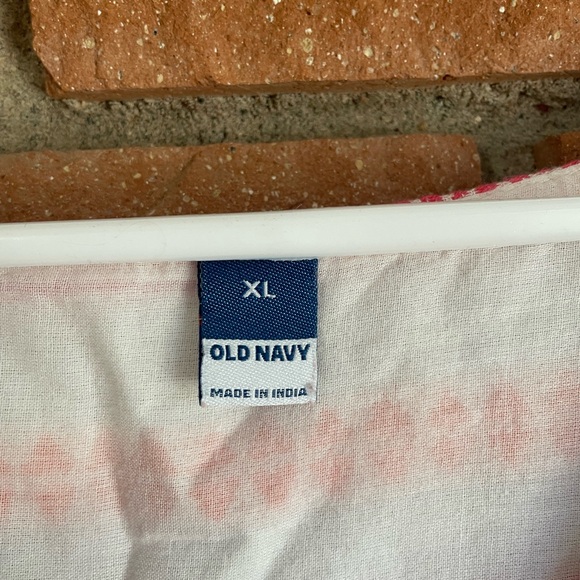 Old Navy Pink and Orange Patterned Mini Dress - Picture 3 of 3